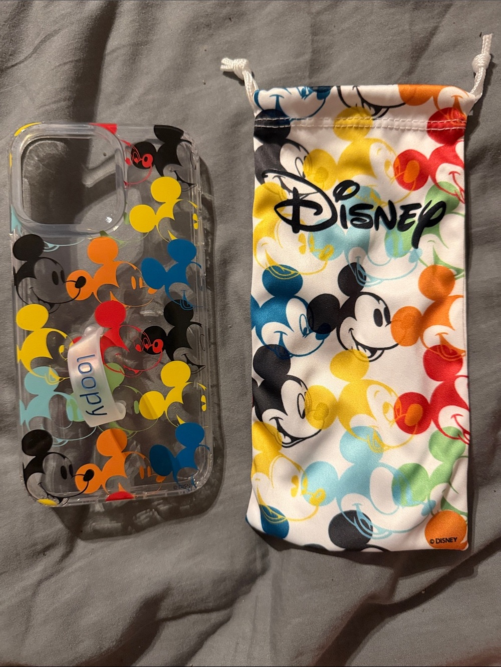 Loopy Case. Mickey. Multi color.